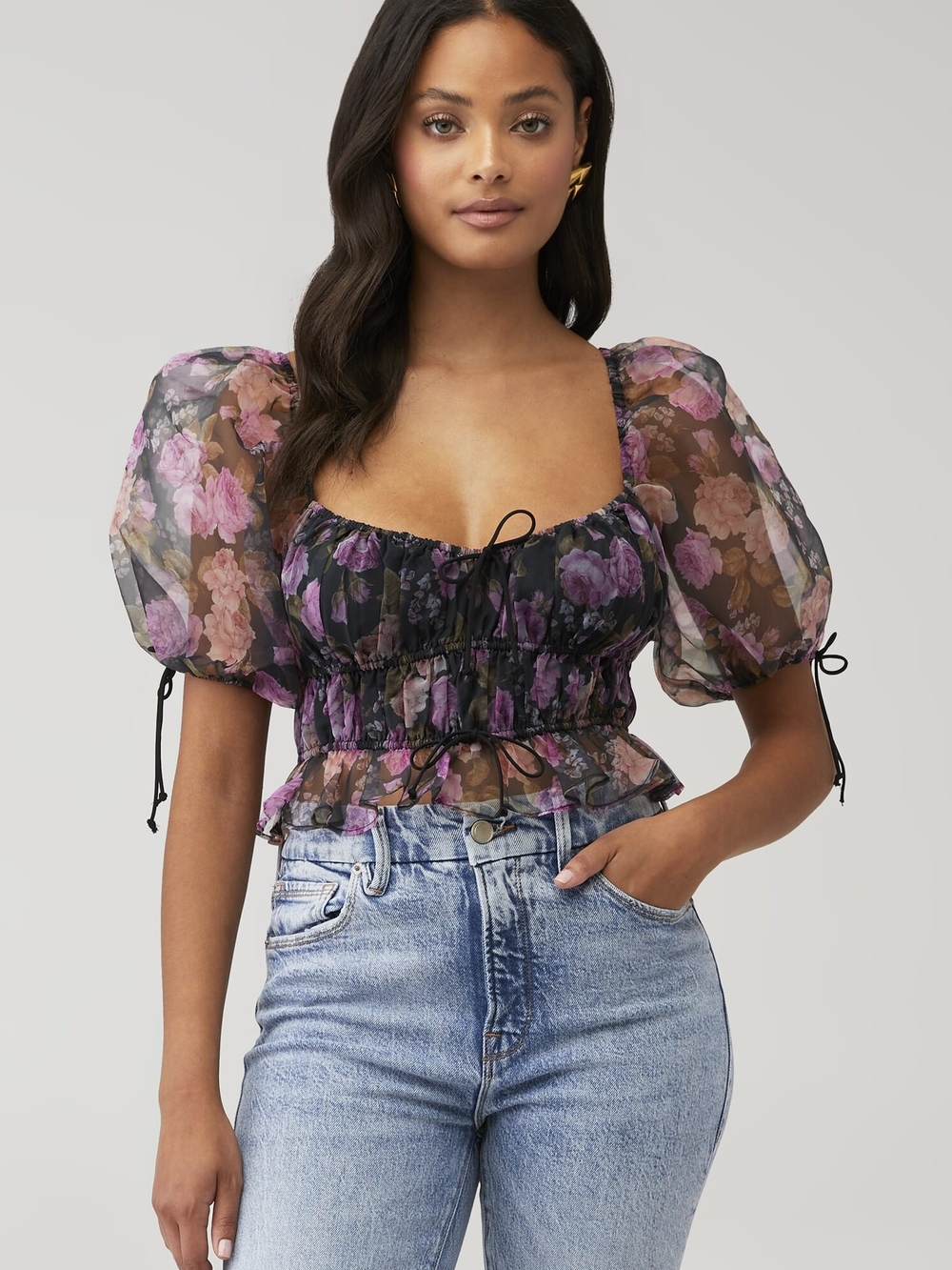 For Love And Lemons Sunshine Crop Top